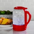 thumbnail image 3 of OVENTE Electric Kettle with 1.5L Borosilicate Glass, 1500W Fast Boiling Water Heater for Coffee or Tea, Easy to Fill Lid, Auto Shut-Off, Boil-Dry Protection & Stainless Steel Filter, Red KG516R, 3 of 9