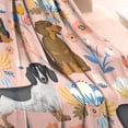 thumbnail image 3 of Dachshund and Flower Blanket,Comfortable Soft Lamb Wool Throw Blanket,All Season,Warm Lightweight Blankets for Sofa Bed Couch Living Room Chair,30"x40", 3 of 4
