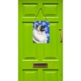 thumbnail image 2 of Keeshond Winter Snowflakes Holiday Wall or Door Hanging Prints, 2 of 2