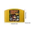thumbnail image 3 of N64 tarjeta de juego RPG Cosplay Donkey Kong Diddy pequeño juego de aventuras para Nintendo N64, 3 of 3