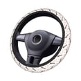 thumbnail image 4 of Elastic Steering Wheel Cover, traffic Train Pattern Stretch Thickening Car Steering Wheel Cover Women Men, Steering Wheel Protector Universal 15 in, 4 of 7