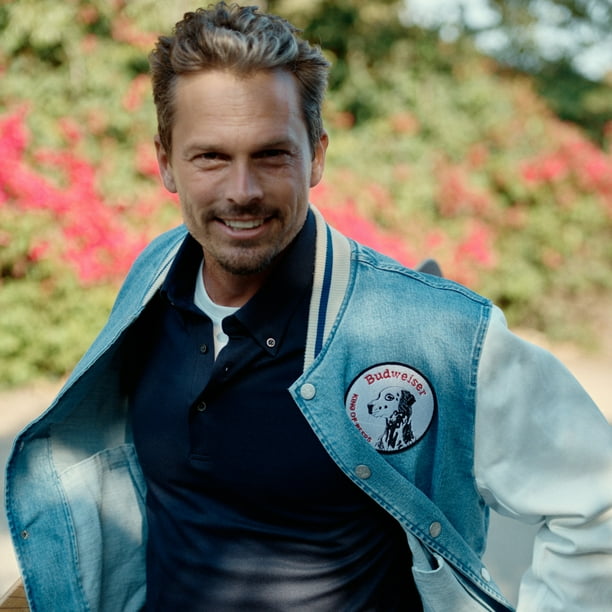 Budweiser varsity jacket cheap