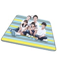 thumbnail image 3 of Soidarity Colchoneta de Picnic impermeable plegable para exteriores a cuadros rojos y blancos, almohadilla gruesa de moda, transpirable, suave, portátil, carpas Rayas azules amarillas 150 * 300cm Soidarity OD001135-16, 3 of 6