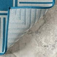 thumbnail image 4 of nuLOOM Asha Simple Border Indoor/Outdoor Area Rug, 8' x 10', Teal, 4 of 9