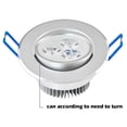 thumbnail image 4 of Advancent Foco de luz de techo LED regulable de 3 * 1W Foco empotrable Blanco cálido 220V Iluminación y accesorios Advancent HA024085-00, 4 of 6