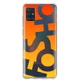 thumbnail image 1 of MUNDAZE Samsung Galaxy A51 Shockproof Clear Hybrid Protective Phone Case Orange Yellow Clear Funny Text Quote Fosho Cover, 1 of 5
