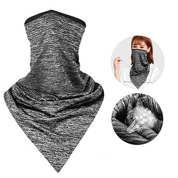 Pvdgvd Foulard de Cyclisme d'Été en Soie Glacée pour le Cou Ensemble Foulard de Vélo Protection Solaire Serviette pour le Visage Foulard de Cyclisme Masque Facial A