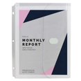 thumbnail image 1 of Super Heavyweight Poly Binder Pockets, Clear, Side Loading, 11" X 8.5", Pack Of 10, 1 of 3