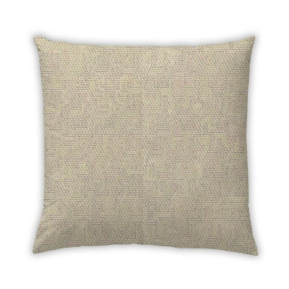 Ahgly Company Outdoor Square Contemporary Throw Pillow, 18 inch by 18 inch