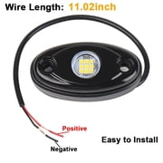 White 8 Pods CREE LED Rock Underbody Lights for JEEP Offroad Truck ATV UTV NEW