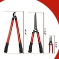 thumbnail image 2 of iMeshbean 3 Pieces Garden Tools Set Lopper & Pruning Shear & Tree Trimmer Pruner Ideal for Indoor & Outdoor Gardening, Branch Cutting & Plant Trimming, 2 of 16