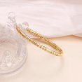thumbnail image 3 of Pulsera de acero inoxidable para mujer, boda, exquisita cuerda trenzada, disfraz, joyería Bohemia, regalos, 3 of 4