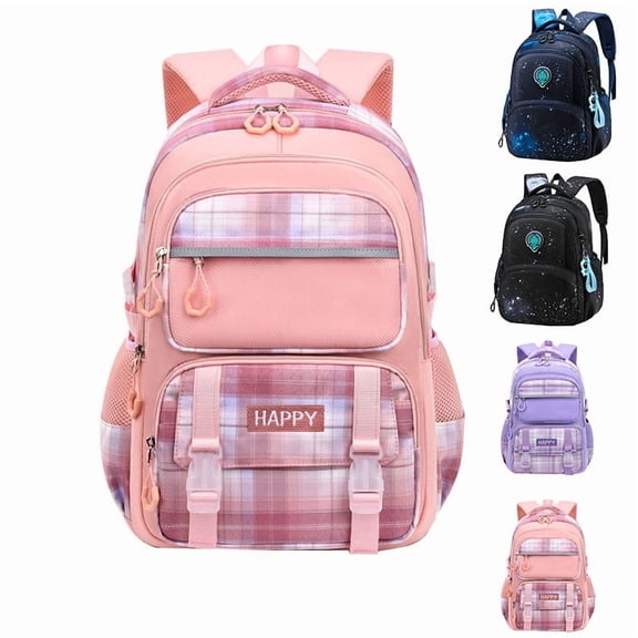 ibiyuan School Backpacks Lightweight Shoulder School Bag for Ages 5 to 15, Grades 1st 3rd 6th 9th, Primary School, Middle Elementary, Campus, Daily Commute, Outings