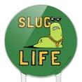 thumbnail image 3 of Acrylic Slug Life Funny Humor Cake Topper Party Decoration for Wedding Anniversary Birthday Graduation, 3 of 7