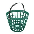 Product Title Nylon Plastic Golf Ball Bucket with Handle, Green