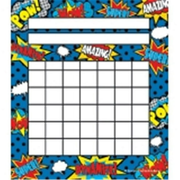 Superhero Student Incentive Charts by Teacher Created Resources