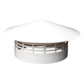thumbnail image 2 of RKSTN Chapeau de Cheminée Couverture de Ventilation Chapeau de Cheminée Toit de Cheminée Couverture de Cheminée en Plastique avec Écran, 2 of 4