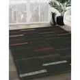 thumbnail image 3 of Ahgly Company Machine Washable Indoor Rectangle Contemporary Charcoal Black Area Rugs, 5' x 7', 3 of 7