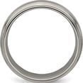 thumbnail image 2 of Titanium Brushed & Polished Beveled 6mm Band, 2 of 5