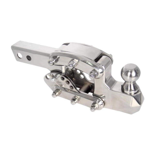 Brazo de remolque elevable con montaje de bola de enganche de remolque de acero para barco SUV automático Plata