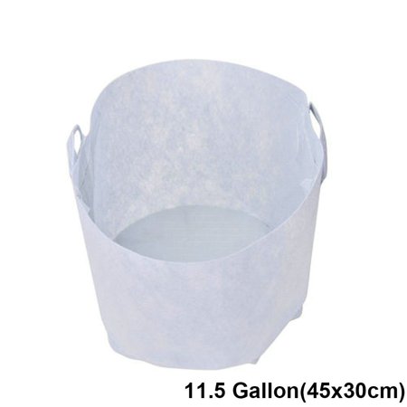 Flowering Thickening Planters Supplies Garden Tools Plant Pouch Grow Bag Root Container Round Fabric Pots 11.5 GALLON(45X30CM)