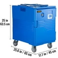 thumbnail image 6 of VEVOR Insulated Food Pan Carrier 82 Qt Hot Box for Catering, LLDPE Food Box Carrier with One-Piece Buckle, Front Loading Food Warmer with Handles, End Loader with Wheels for Restaurant, Canteen, Etc, 6 of 9
