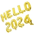 thumbnail image 1 of OULII 1ensemble Ballons Dorés 2024 pour Décorations de Fête et Ambiance Festive, 1 of 7