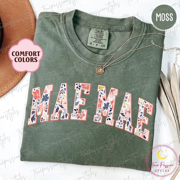 New Grandma Mae Floral T-Shirt All Size S-3XL