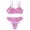 a-Hot Pink10529, variant on FINALGANG Girls 2 Piece Bikini Set Kids Summer Lightweight Leopard Print Spaghetti Strap Top High Waist Stretchy Swim Briefs For Beach Pool Wear Hot Pink 7-8 Years