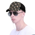 thumbnail image 4 of Zufioo Cute Alpaca Print Mesh Baseball Cap, Adjustable Sport Travel Hat Accessory for Men and Women, 4 of 7