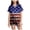 Navy, variant on Zanarzt Toddler Outfits Toddler Girl 4th of July Pajamas Shorts Set Short Sleeve Shirt Stars Stripe Short American Flag Summer Pajamas Outfits Sky Blue,8-9 Years