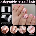 thumbnail image 3 of Puntas de gel suave para uñas Fake Toenail LuckForever, 240 unidades, transparentes, 3 of 4