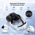 thumbnail image 6 of Newest VR Headset for Nintendo Switch & Switch OLED Model, 3D VR Glasses with Adjustable Lens for Virtual Reality Gaming Experience, Switch VR Labo Goggles Adjustable Headset for Nintendo Switch, 6 of 10