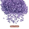 thumbnail image 2 of Uxcell 20g Crushed Glass Chips, 2-4mm Irregular Metallic Chunky Sequins Glass Stone Blue Purple, 2 of 5