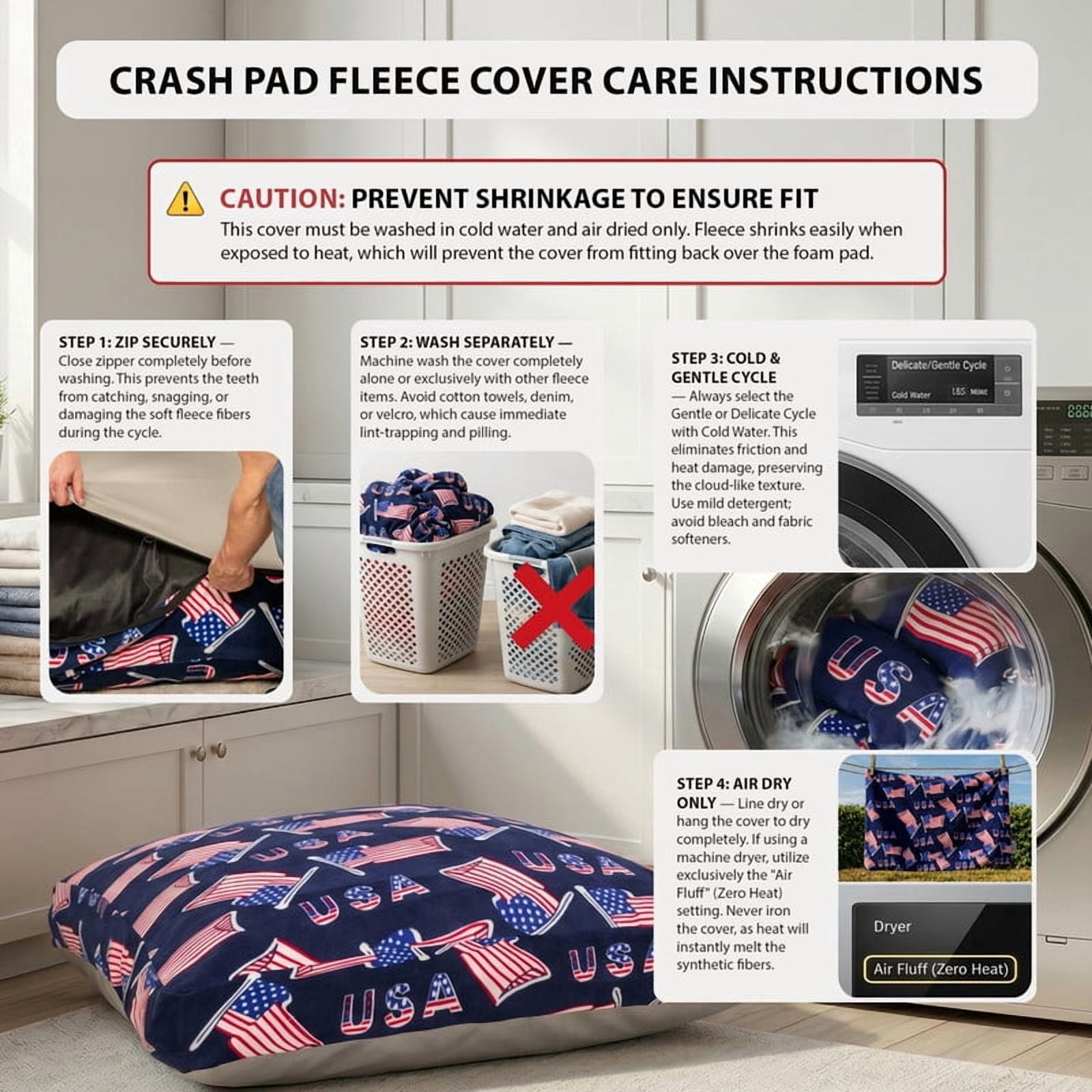 Sensory Crash Pad for Kids & Adults,Soft Landing Crash Mat with Foam Blocks,Removable and Washable Cover,Non-Slip Bottom for Jumping, Relaxing & Play,60" x 60"