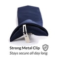thumbnail image 4 of Corbata Umo Lorenzo para niños pequeños, color azul marino, con clip, 4 of 9