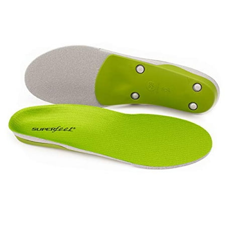 Superfeet GREEN Insoles, Professional-Grade High Arch Orthotic Insert for Maximum Support, Unisex, (Best Insoles For High Arches)