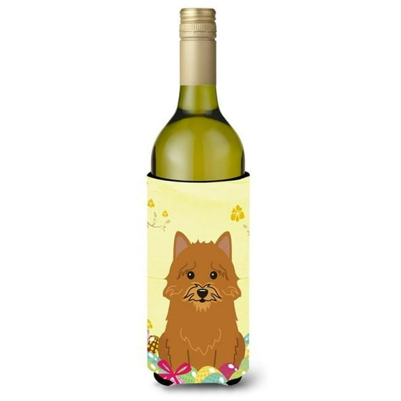 Easter Eggs Norwich Terrier Wine Bottle Beverge Insulator Hugger