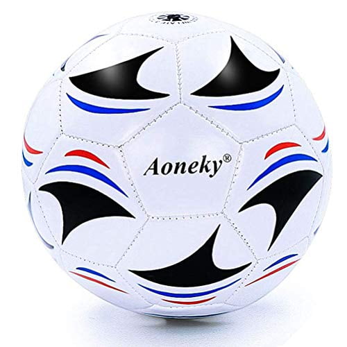 Aoneky Mini Size 2 Soccer Toys for Kids Aged 1-3 Years Old Multi Color 