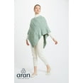 thumbnail image 5 of Aran Knitted Poncho Women's SuperSoft Merino Wool Irish Cape Made in Ireland, One Size, 5 of 7