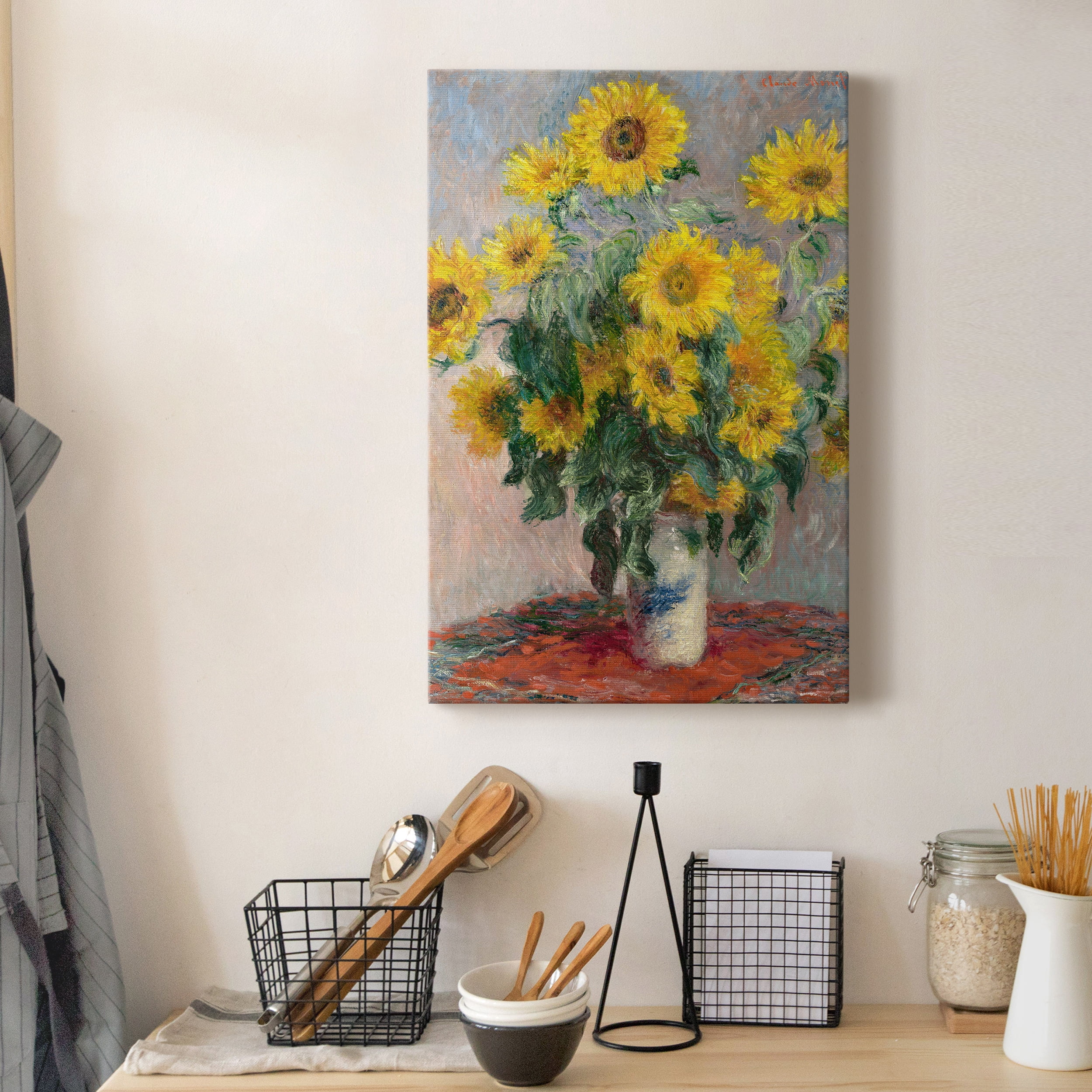 Bouquet of Sunflowers Premium Gallery Wrapped Canvas - Ready to Hang - 32 x 48