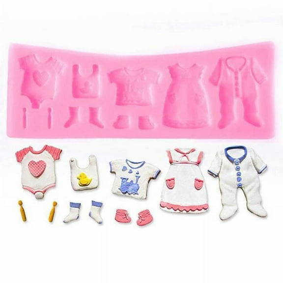 Baby Clothes and Outfits Silicone Mold | Bakell