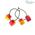 thumbnail image 4 of Parcelona French Twin Cube Small Celluloid Acetate Elastic Hair Ties (2 Pcs), 4 of 41
