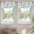 thumbnail image 2 of LALILO Kitchen Curtain Valance Marine With Seashell Starfish Rod Pocket Window Curtain 52"x 18" Set of 2, 2 of 5