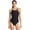 Black, variant on TYR Women's Solid Diamondback Swim Suit, Black, 38