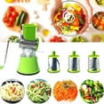 thumbnail image 2 of Tabletop Drum Grater Shredder Rotary with 3 Stainless Steel Rotary Blades, 2 of 4