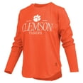thumbnail image 2 of Women's Pressbox Orange Clemson Tigers Silveron Long Sleeve T-Shirt, 2 of 3