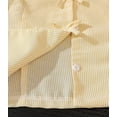 thumbnail image 6 of Tiijoy Summer Girls Casual Outfits V Neck Tank Top with Bow Shorts, Yellow, Sizes 9-10, 6 of 8
