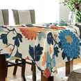 thumbnail image 5 of Yayeee Tablecloths 54" x 54" Rectangle Wrinkle Resistant Party Table Cover, Vibrant Japanese Flowers, 5 of 8
