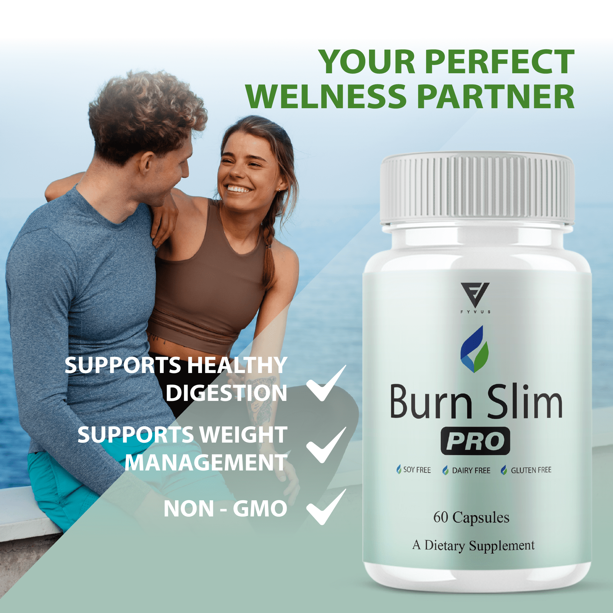 (2 Pack) Burn Slim Weight Management, BurnSlim Pro Overall Health Support Pills (120 Capsules)